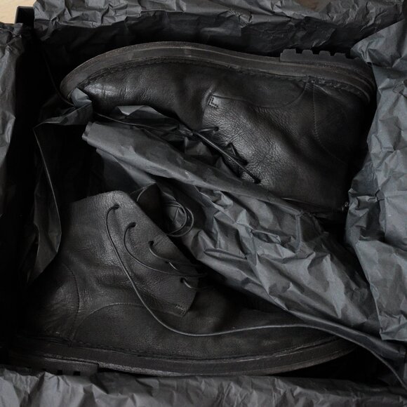 Marsell black calfskin lace up boots - Picture 6 of 8